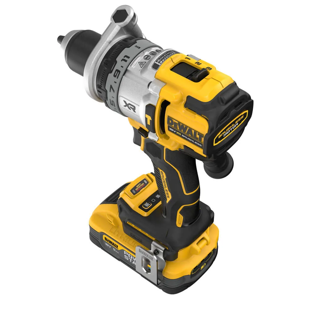 Аккумуляторный бесщеточный ударный дрель-шуруповерт DeWALT DCD1007H2T