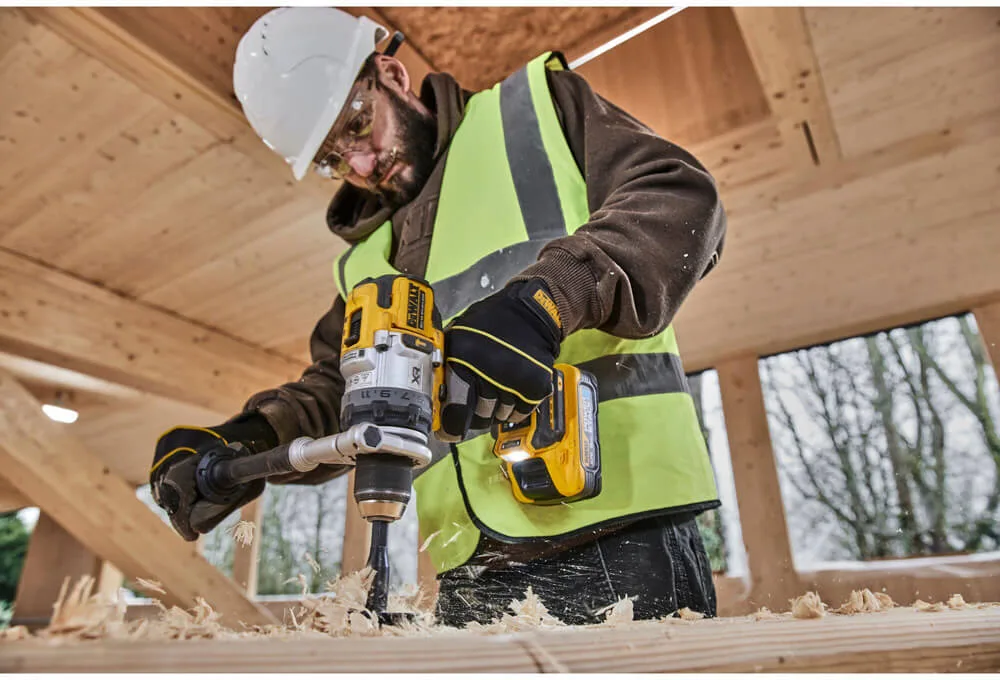 Аккумуляторный бесщеточный ударный дрель-шуруповерт DeWALT DCD1007NT