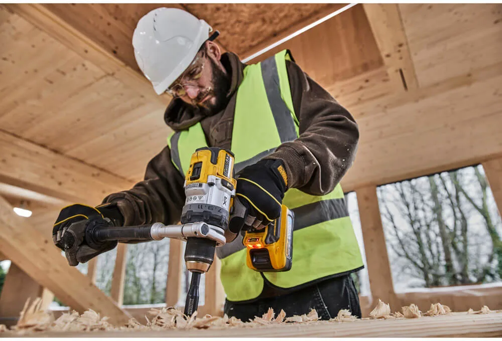 Аккумуляторный бесщеточный ударный дрель-шуруповерт DeWALT DCD1007NT