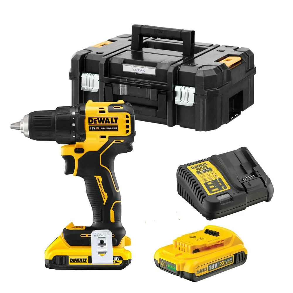 Аккумуляторный бесщеточный дрель-шуруповерт DeWALT DCD708D2T