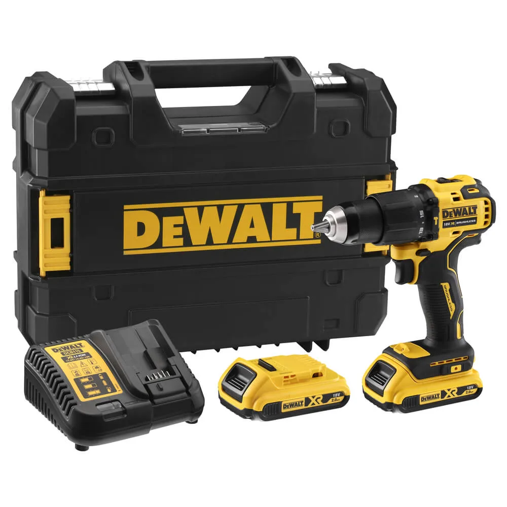 Аккумуляторный бесщеточный ударный дрель-шуруповерт DeWALT DCD709D2T