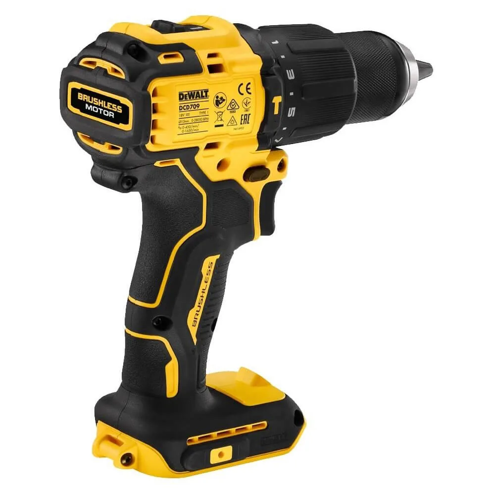Аккумуляторный бесщеточный ударный дрель-шуруповерт DeWALT DCD709M2T
