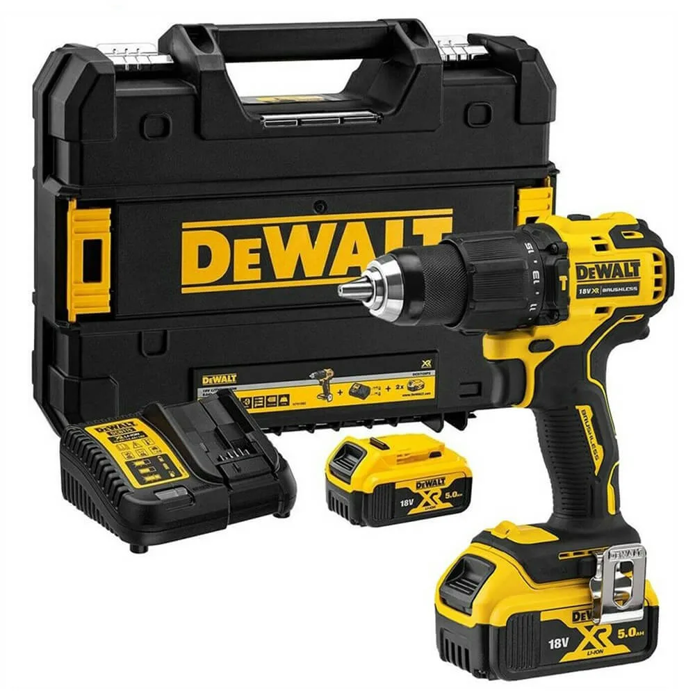 Аккумуляторный бесщеточный ударный дрель-шуруповерт DeWALT DCD709P2T
