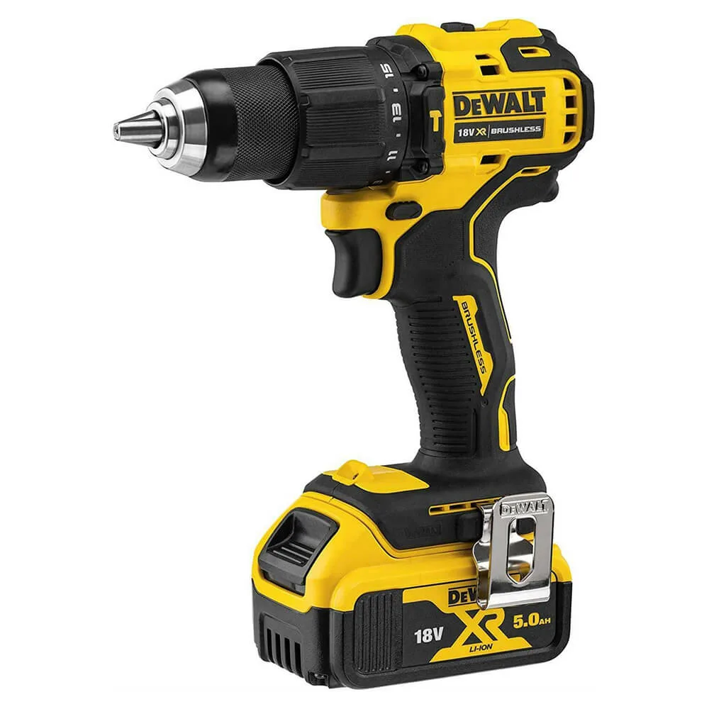 Аккумуляторный бесщеточный ударный дрель-шуруповерт DeWALT DCD709P2T