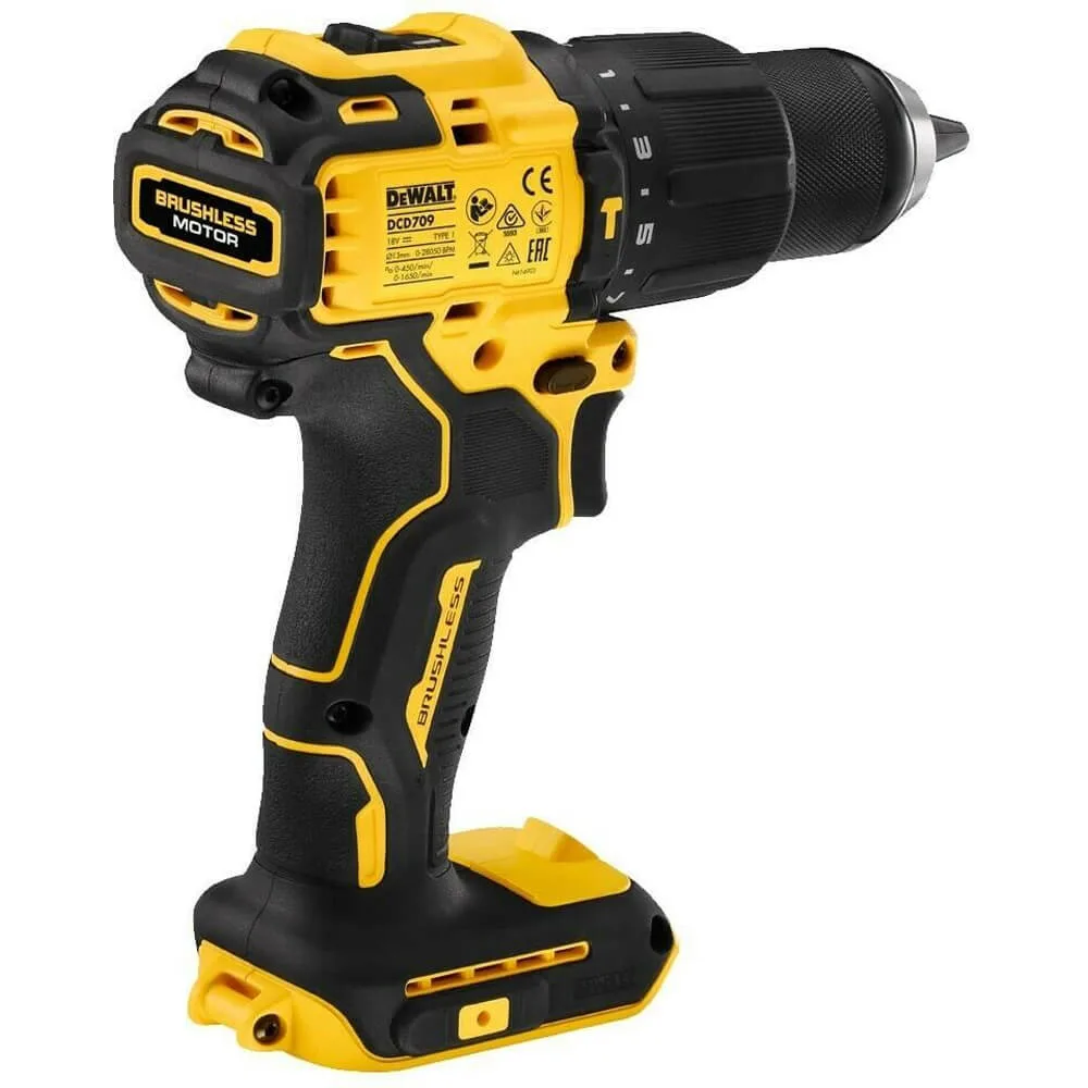 Аккумуляторный бесщеточный ударный дрель-шуруповерт DeWALT DCD709P2T