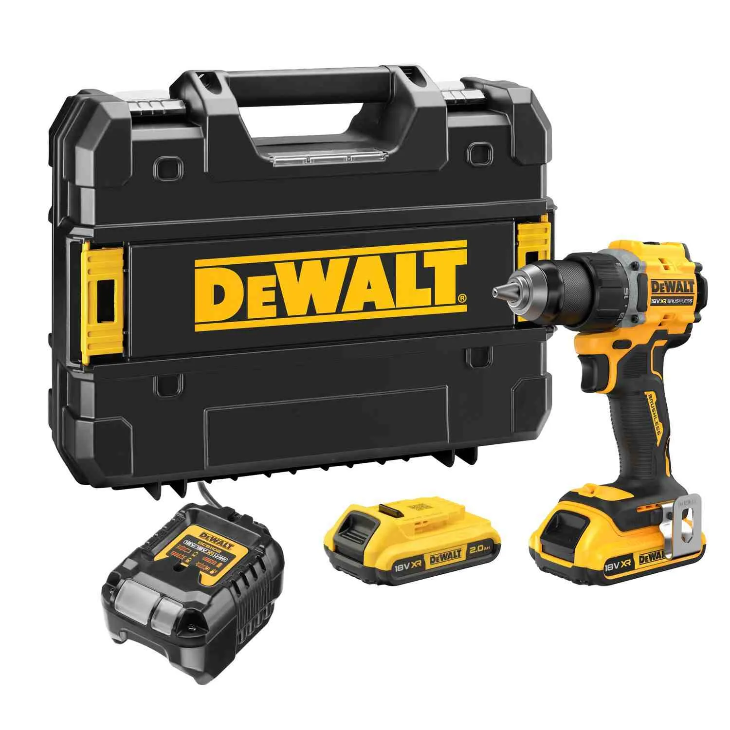 Аккумуляторный безщеточный дрель-шуруповерт DeWALT DCD794D2T
