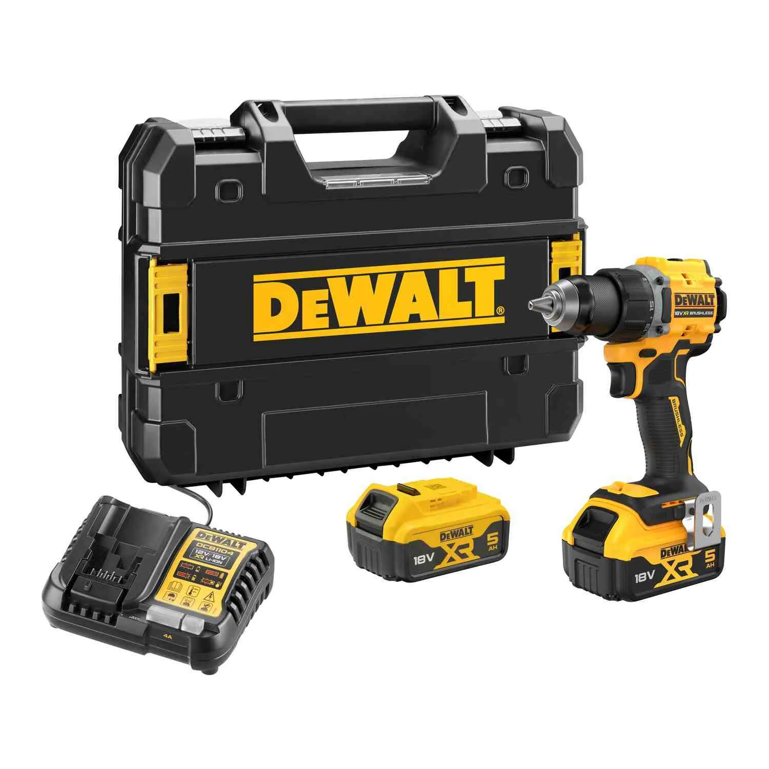 Аккумуляторный безщеточный дрель-шуруповерт DeWALT DCD794P2T