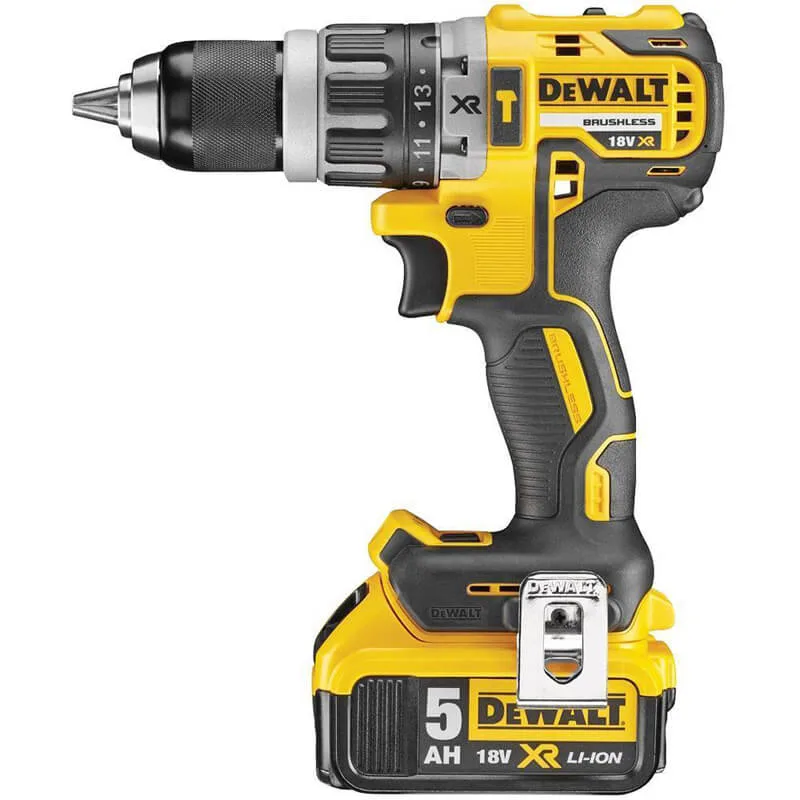 Аккумуляторный бесщеточный ударный дрель-шуруповерт DeWALT DCD796P2