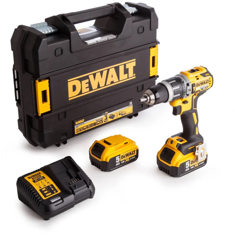 Аккумуляторный бесщеточный ударный дрель-шуруповерт DeWALT DCD796P2
