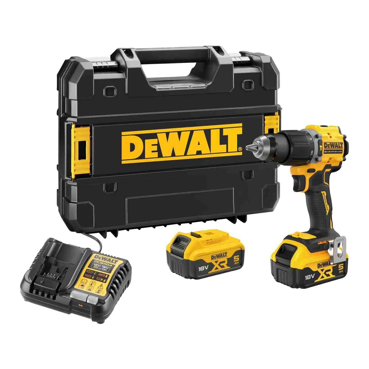 Аккумуляторный безщеточный ударный дрель-шуруповерт DeWALT DCD799P2T