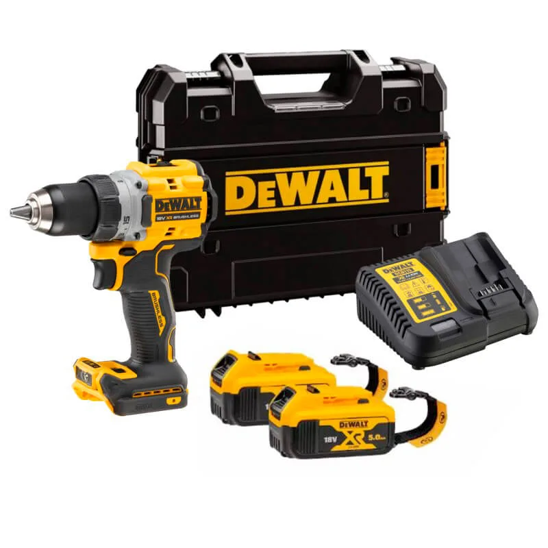 Аккумуляторная безщеточная дрель-шуруповерт DeWALT DCD800P2LRT
