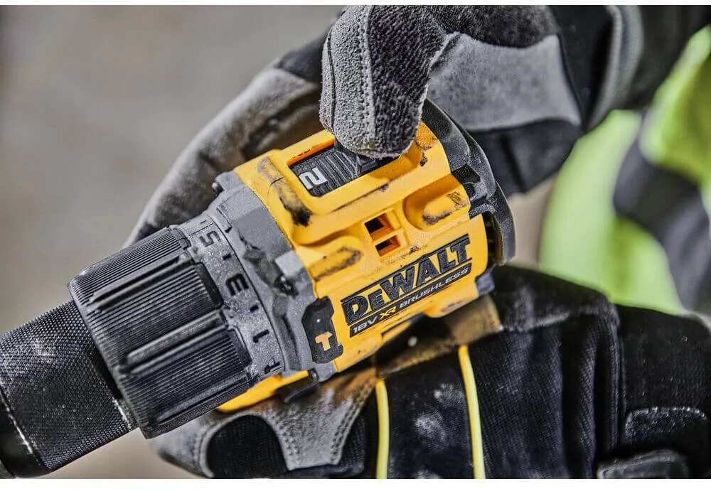 Аккумуляторный безщеточный ударный дрель-шуруповерт DeWALT DCD805E1T