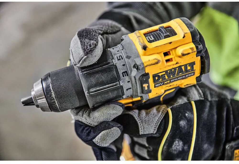 Аккумуляторный безщеточный ударный дрель-шуруповерт DeWALT DCD805E1T