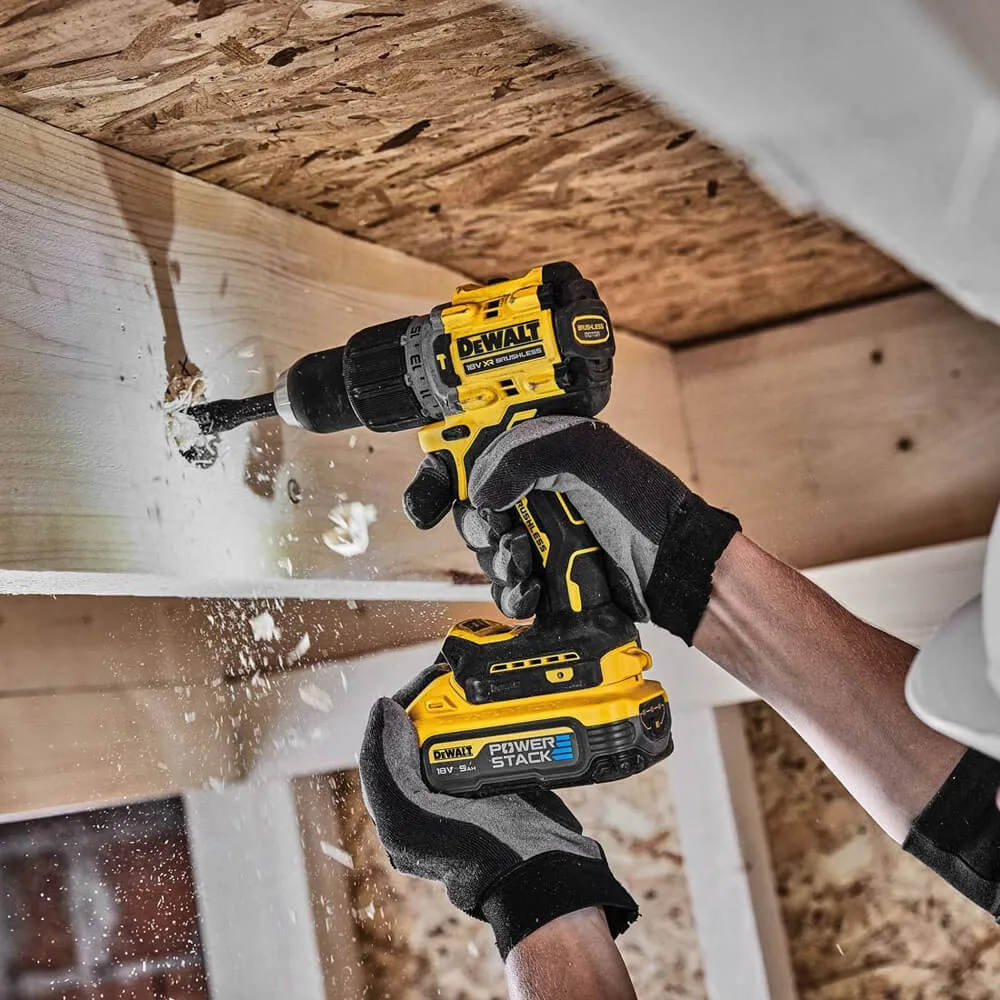 Аккумуляторный бесщеточный ударный дрель-шуруповерт DeWALT DCD805H2T