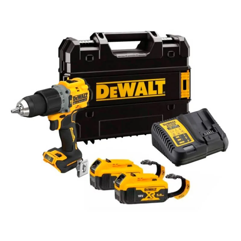 Аккумуляторный бесщеточный ударный дрель-шуруповерт DeWALT DCD805P2LRT