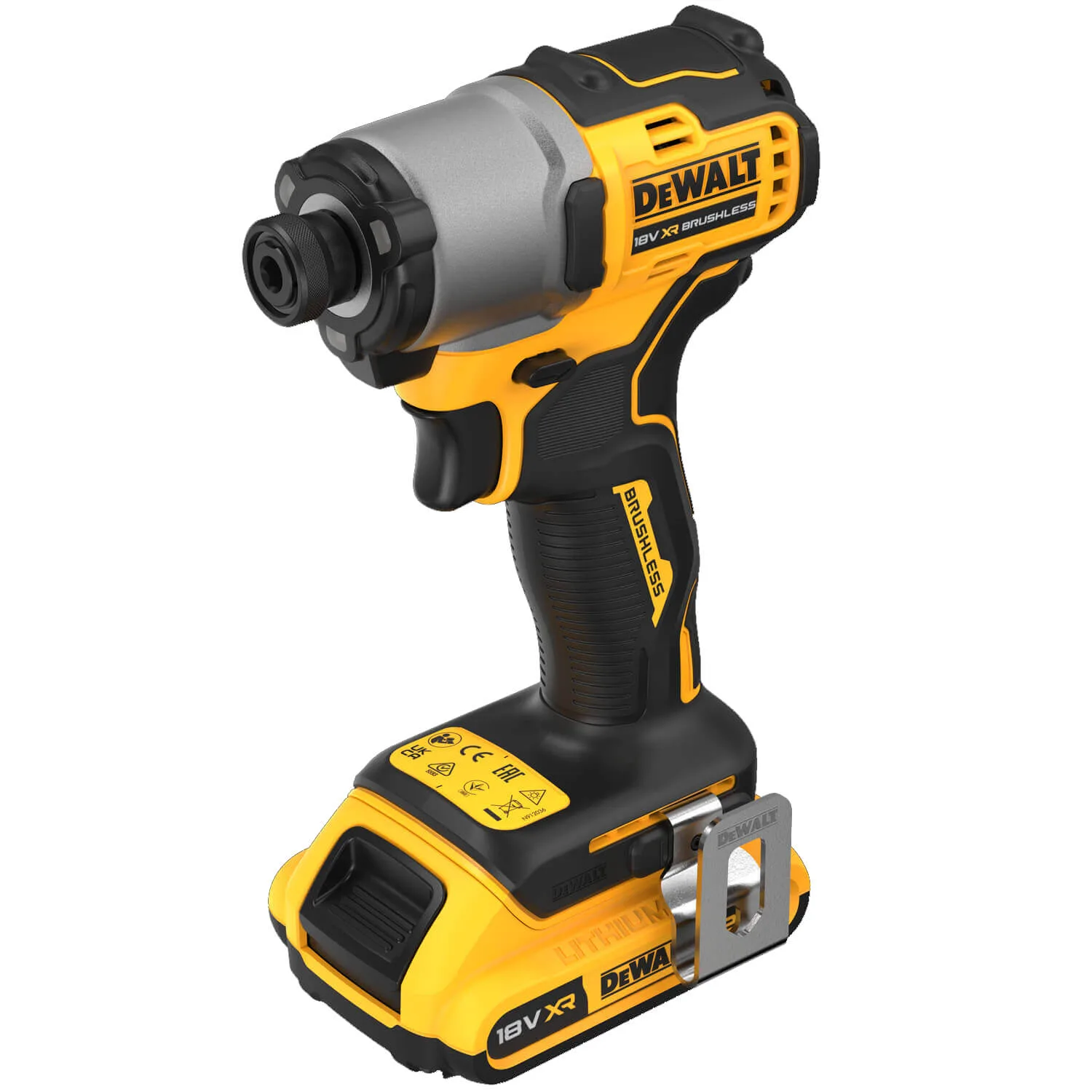 Аккумуляторный ударный шуруповерт DeWALT DCF840D2T без щеток.