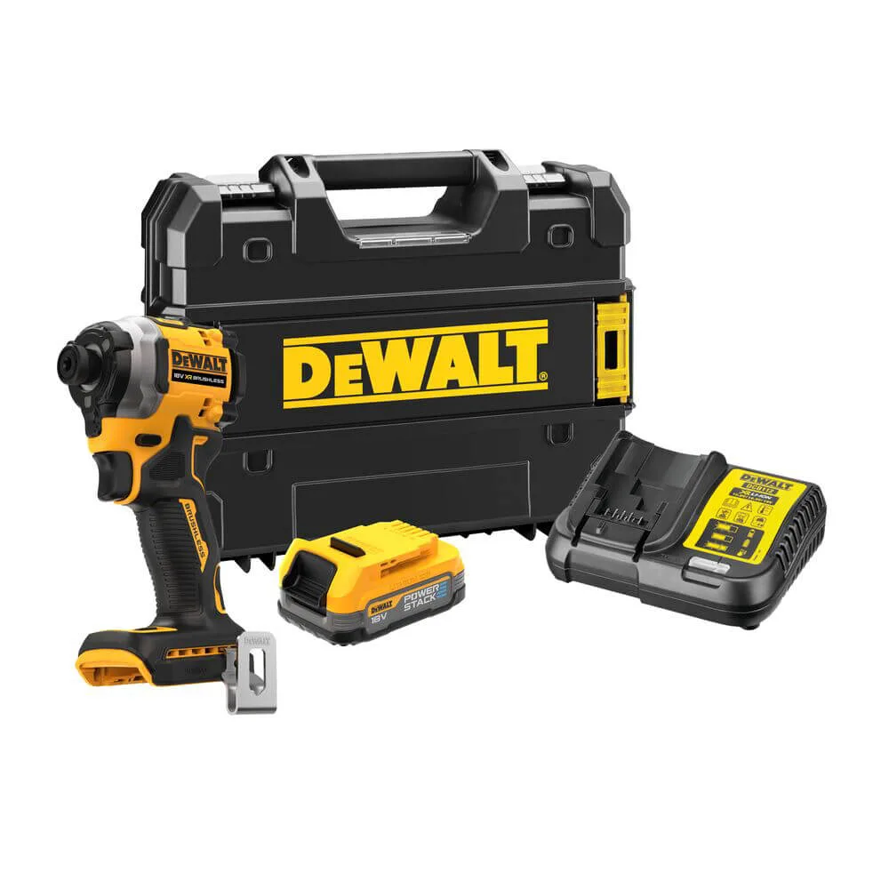 Аккумуляторный ударный безщеточный шуруповерт DeWALT DCF850E1T