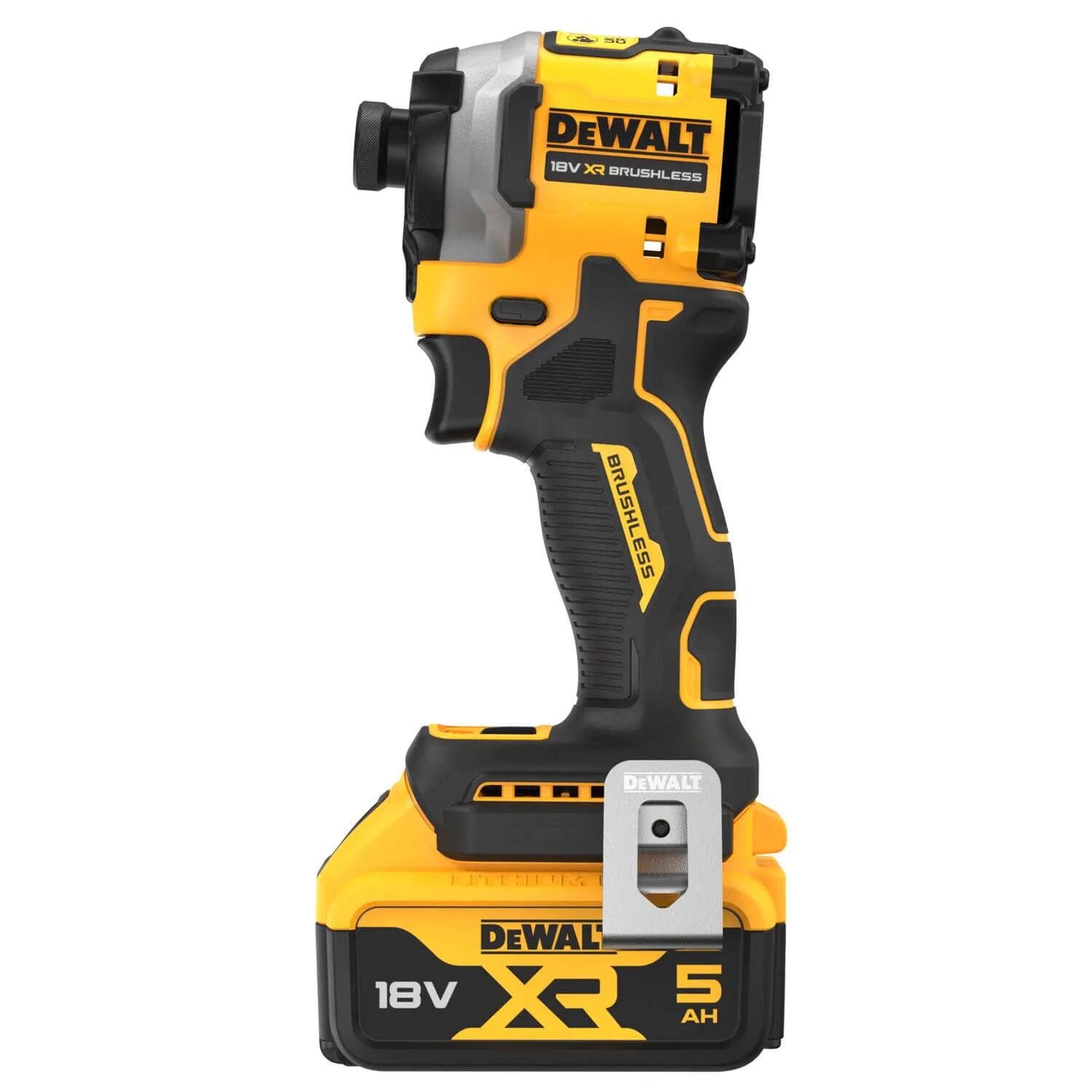 Аккумуляторный ударный шуруповерт DeWALT DCF850P2T с бесщеточным двигателем.