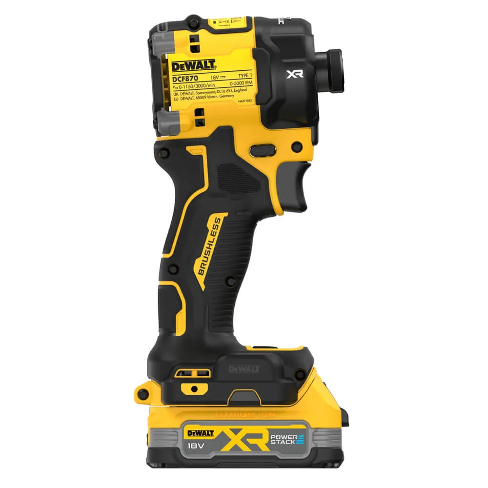 Аккумуляторный ударный гидравлический бесщеточный шуруповерт DeWALT DCF870E2T.