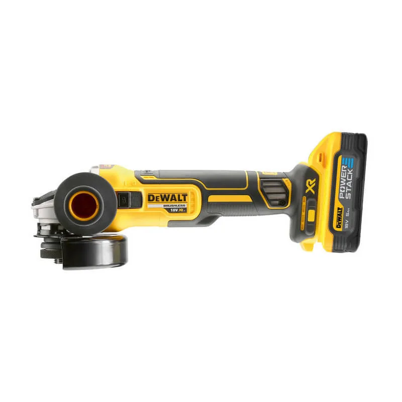 Угловая шлифовальная машина - аккумуляторная бесщеточная DeWALT DCG405H2T
