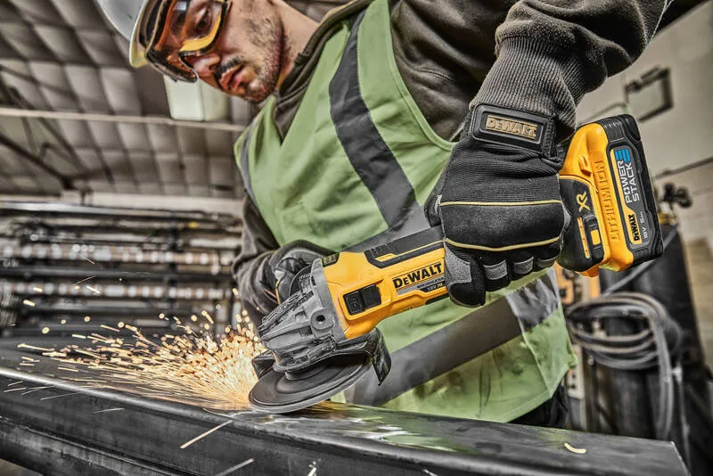 Угловая шлифовальная машина - аккумуляторная бесщеточная DeWALT DCG405H2T