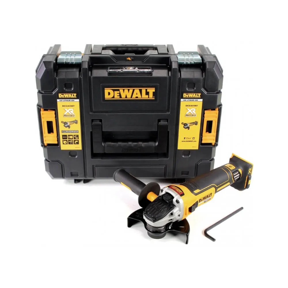 Аккумуляторная угловая шлифмашина DeWalt DCG405NT