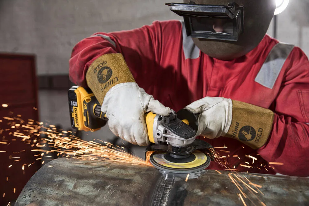 Угловая шлифовальная машина - аккумуляторная бесщеточная DeWALT DCG405P3
