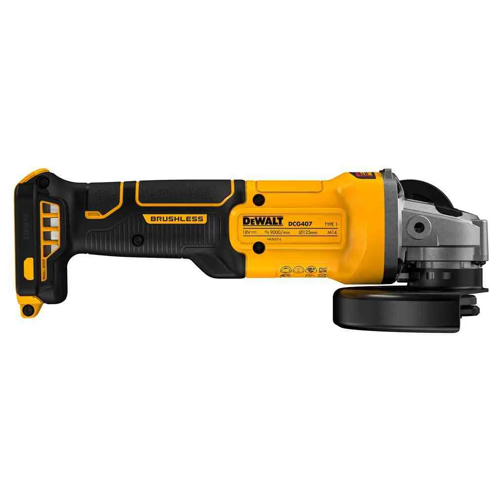 Угловая шлифовальная машина - аккумуляторная бесщеточная DeWALT DCG407N