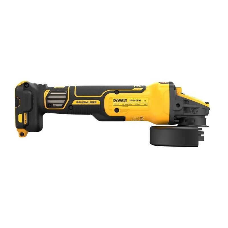 Угловая шлифовальная машина - аккумуляторная бесщеточная DeWALT DCG409VSN