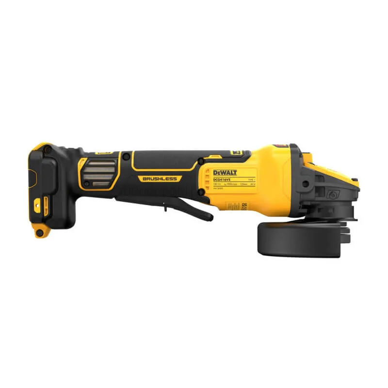 Угловая шлифовальная машина - аккумуляторная бесщеточная DeWALT DCG416VSN