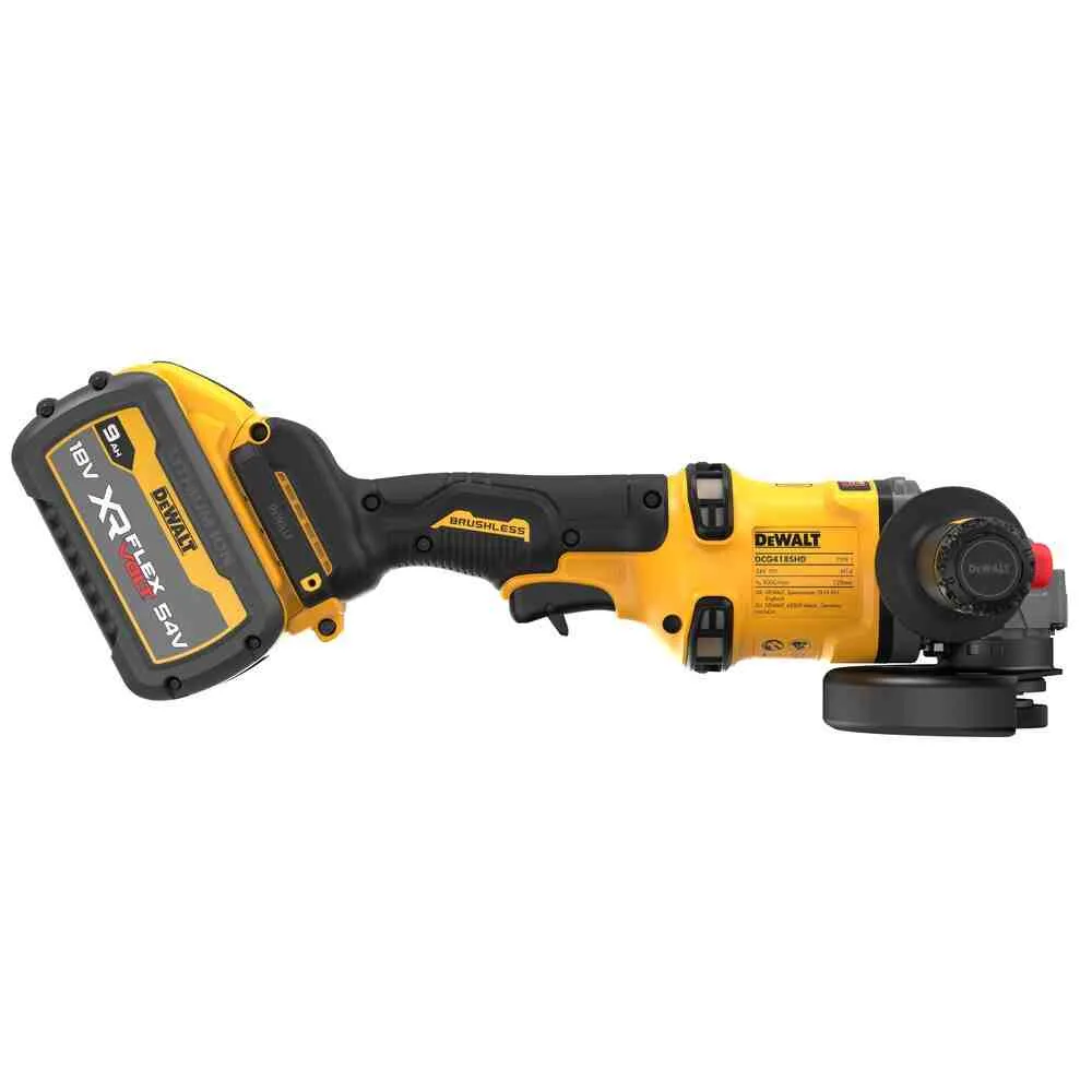 Угловая шлифовальная машина - аккумуляторная бесщеточная DeWALT DCG418SHDX2
