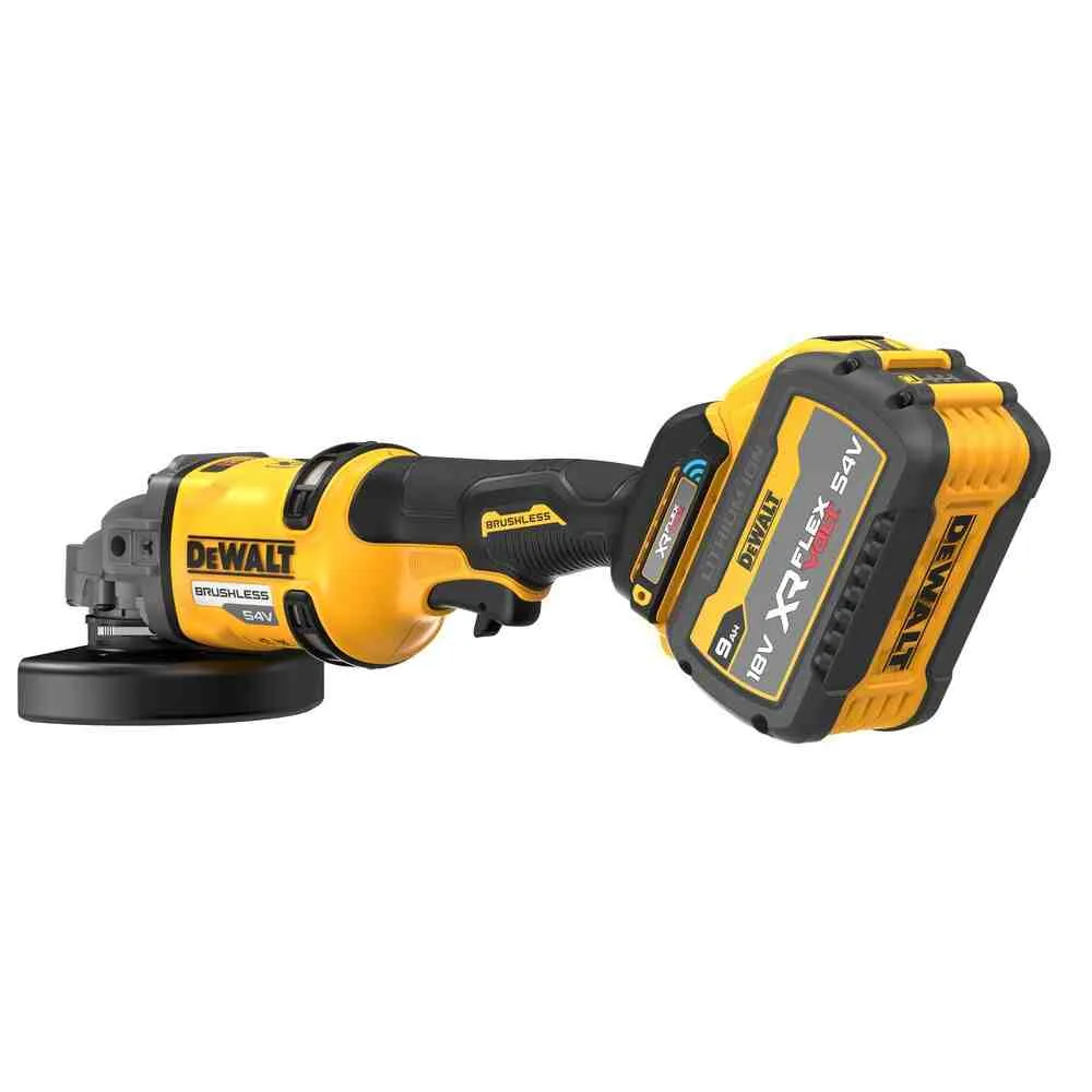 Угловая шлифовальная машина - аккумуляторная бесщеточная DeWALT DCG418SHDX2