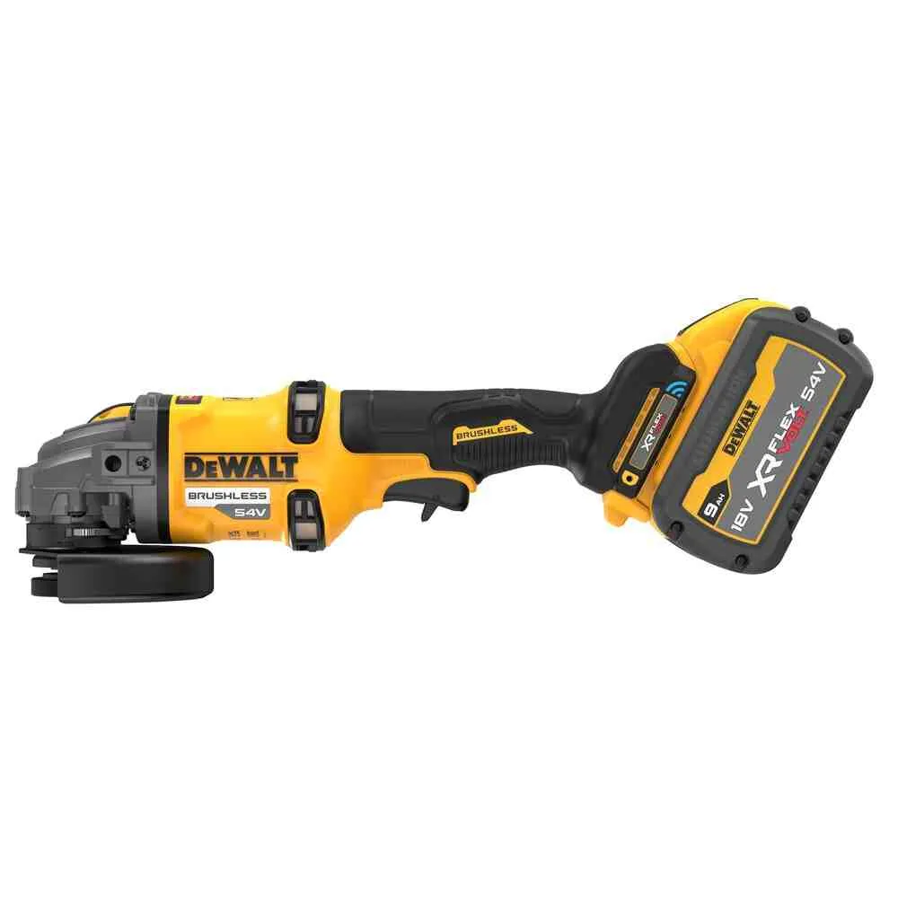 Угловая шлифовальная машина - аккумуляторная бесщеточная DeWALT DCG418SHDX2