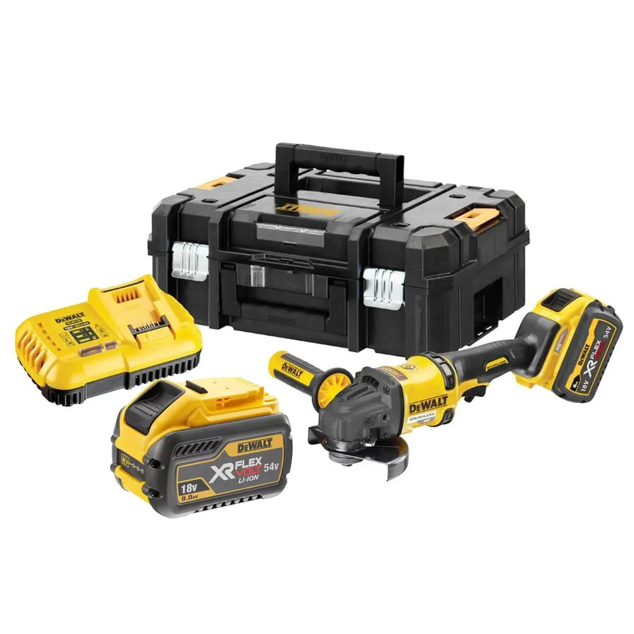 Угловая шлифовальная машина - аккумуляторная бесщеточная DeWALT DCG418X2