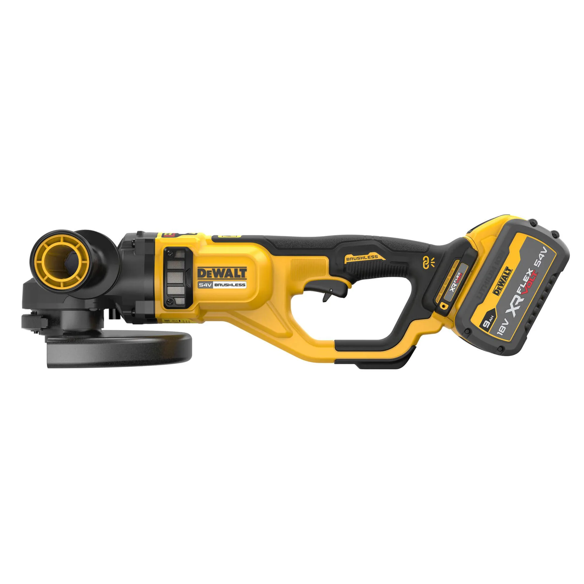 Угловая шлифовальная машина - аккумуляторная бесщеточная DeWALT DCG460X2