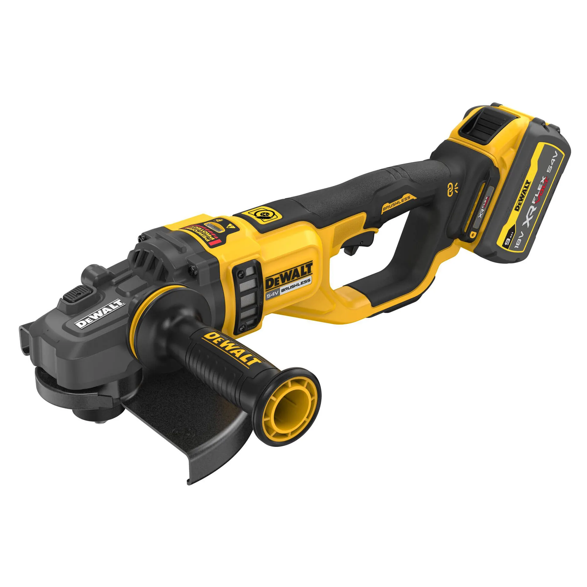 Угловая шлифовальная машина - аккумуляторная бесщеточная DeWALT DCG460X2