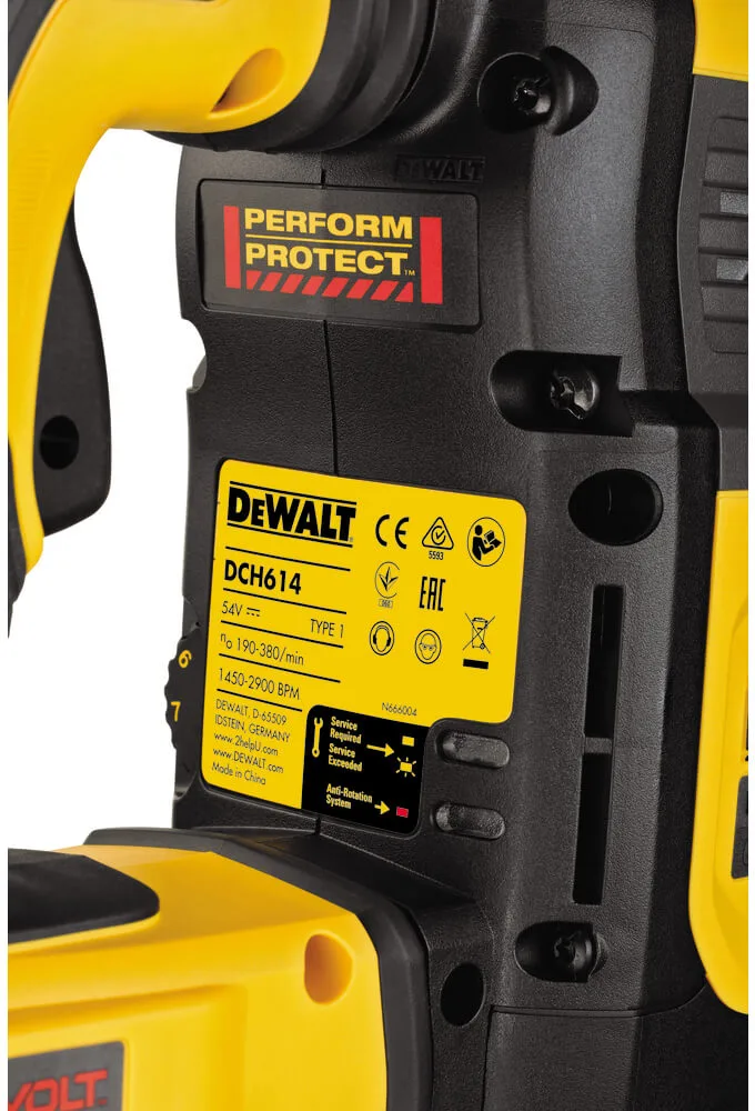 Аккумуляторный бесщеточный перфоратор SDS-MAX DeWALT DCH614N