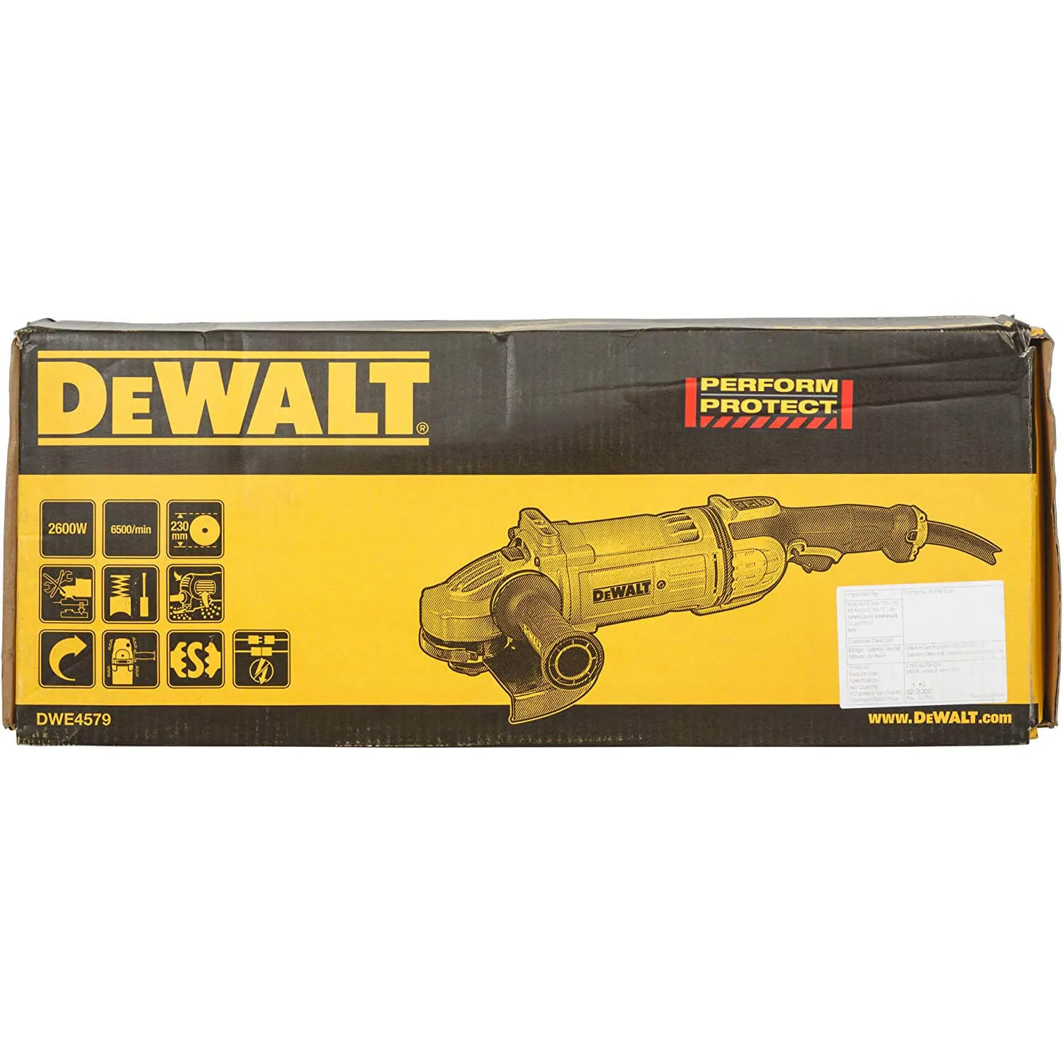 Кутова шліфувальна машина DeWalt DWE4579