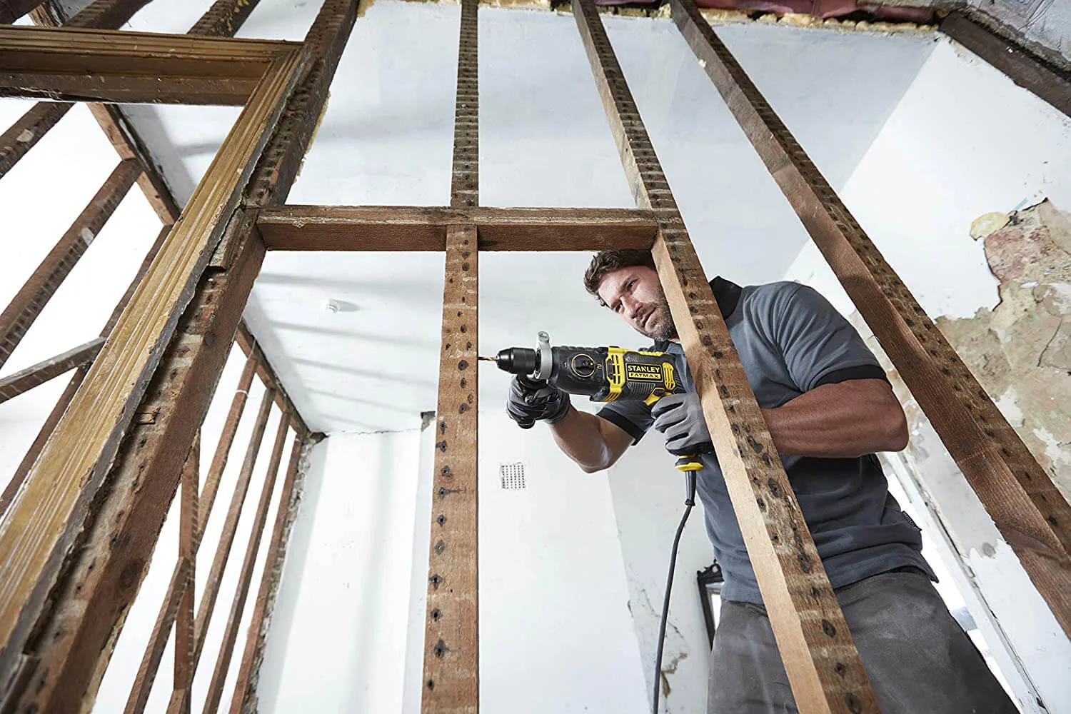 Дрель ударная сетевая STANLEY FATMAX FMEH1100K