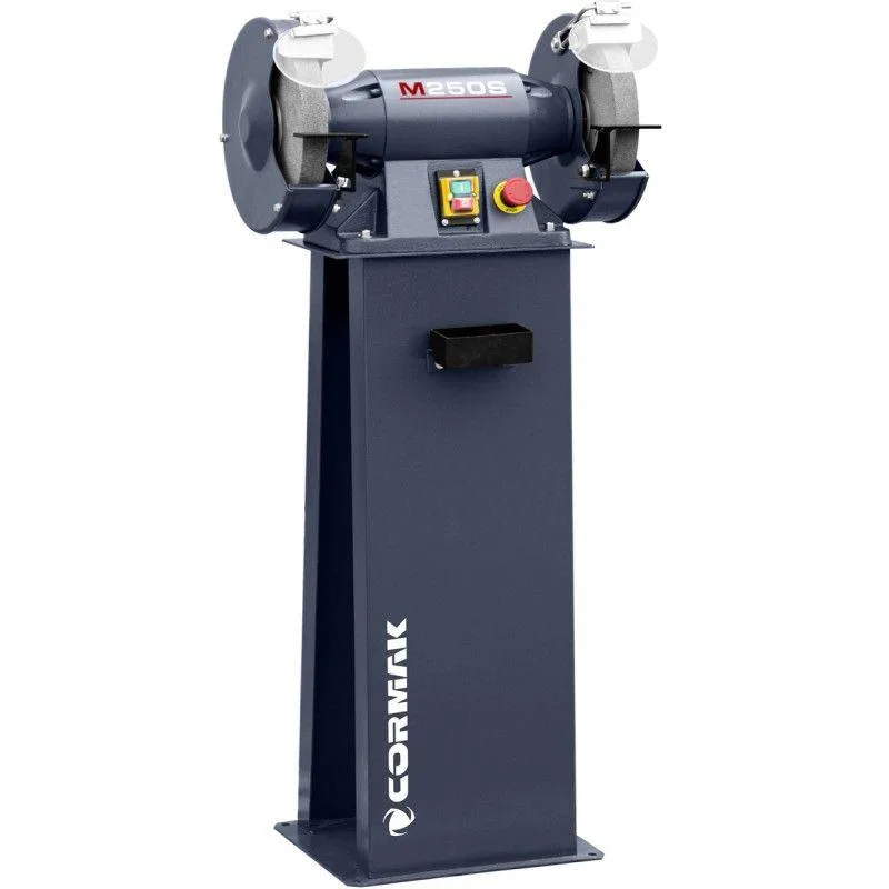 Двухдисковая шлифовальная машина CORMAK M250S с подставкой