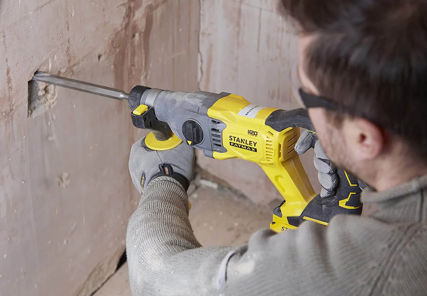 Аккумуляторный бесщеточный перфоратор SDS PLUS STANLEY FATMAX SFMCH900M22