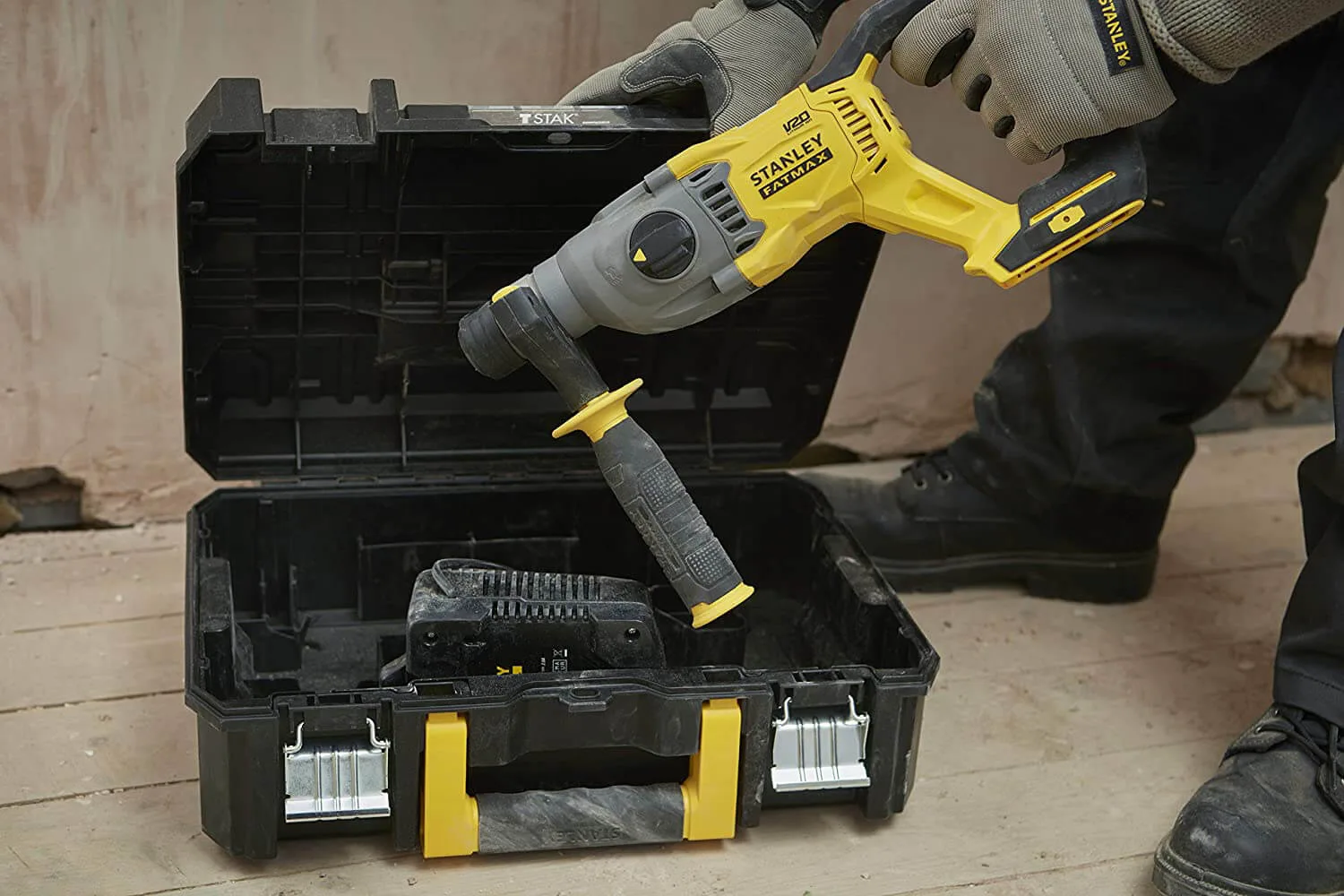 Аккумуляторный бесщеточный перфоратор SDS PLUS STANLEY FATMAX SFMCH900M22