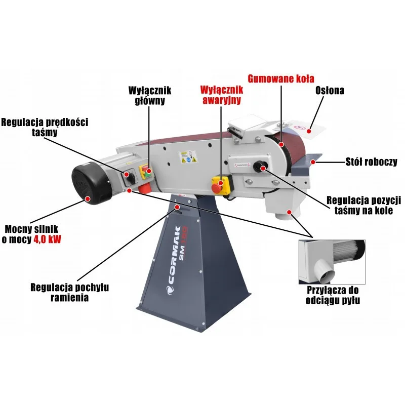 Ленточно-шлифовальный станок CORMAK SM75