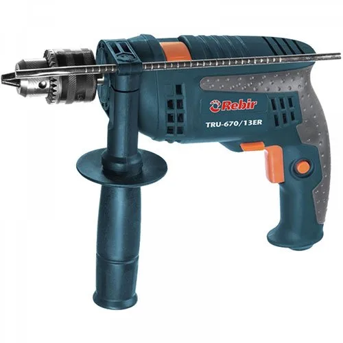 Дрель ударная Rebir TRU-670/13ER