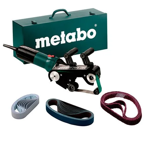 Акумуляторна шліфувальна машина для труб Metabo RBE 9-60 Set