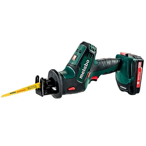 Акумуляторна шабельна пилка Metabo SSE 18 LTX Compact (Li-Ion 2 Ач.)