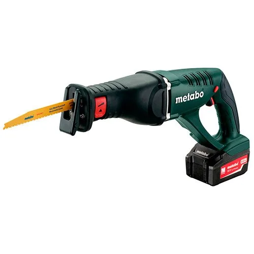Акумуляторна шабельна пилка Metabo ASE 18 LTX (Li-Ion 4Ач.)