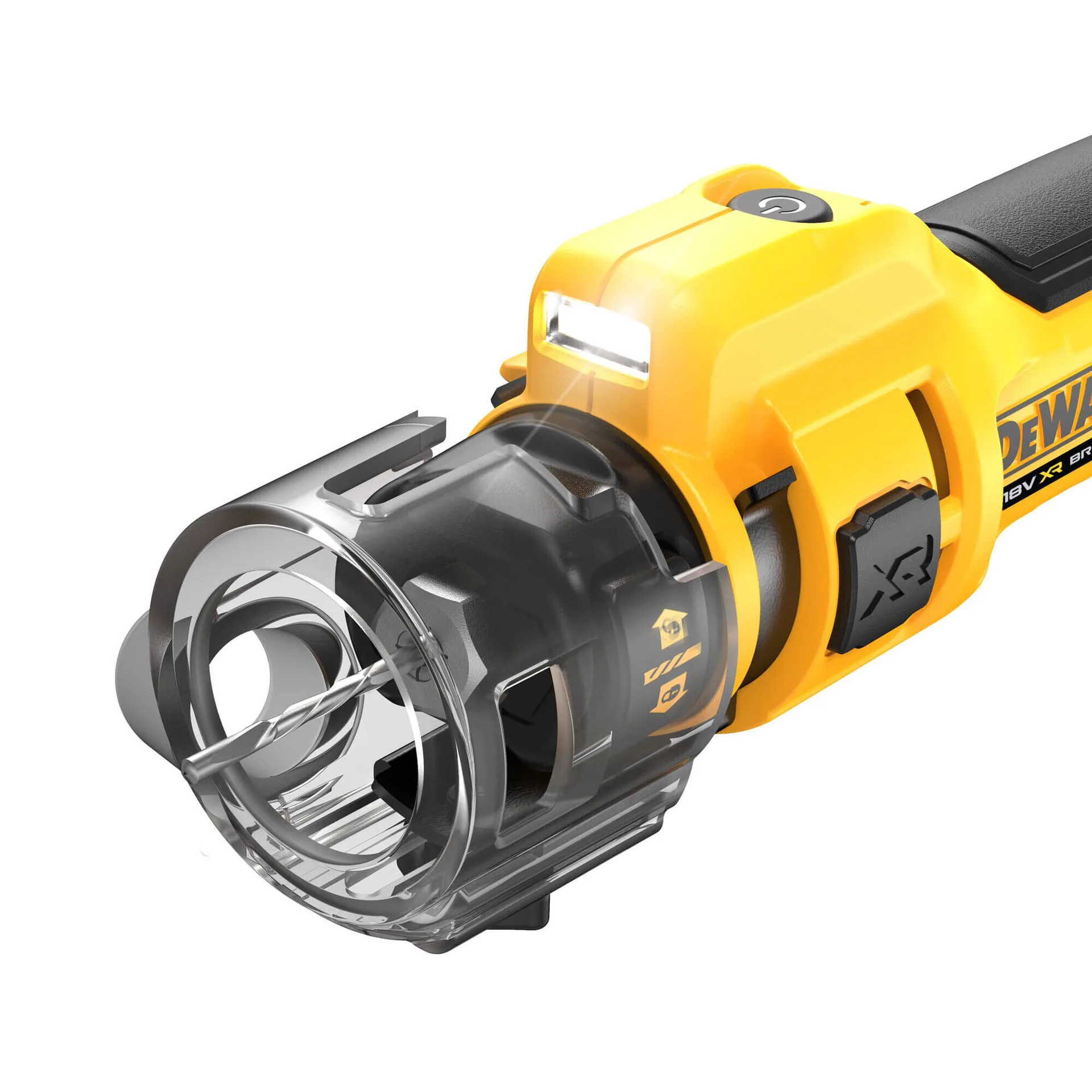 Аккумуляторная фрезерная машина для резки гипсокартона DeWALT DCE555N