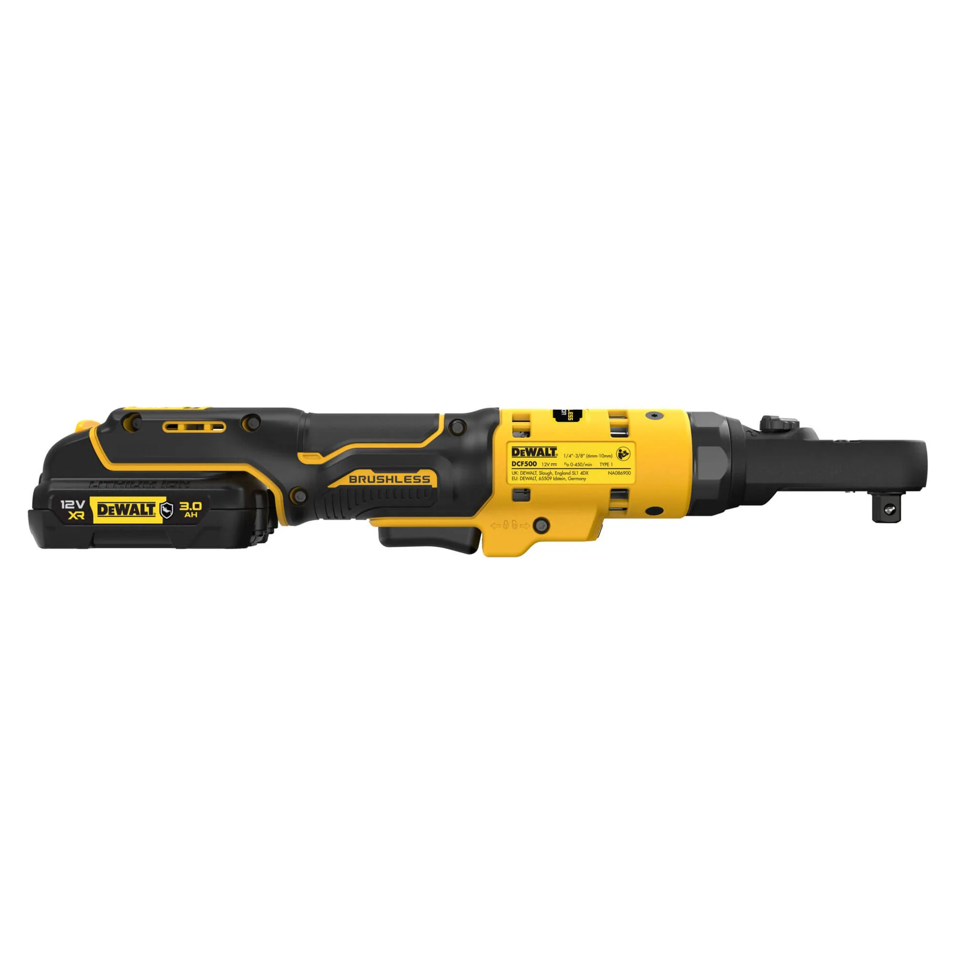 Угловой гайковерт - аккумуляторный бесщеточный ключ-трещотка DeWALT DCF500L2G