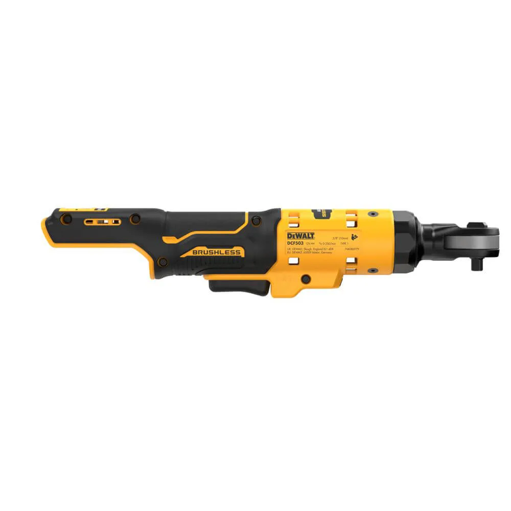 Угловой гайковерт - аккумуляторный бесщеточный ключ-трещотка DeWALT DCF503N
